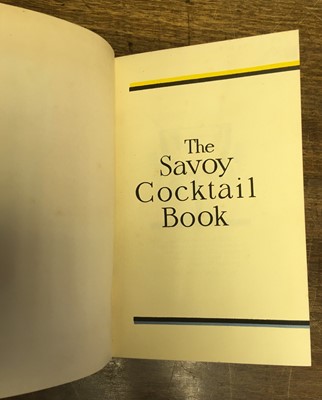 Lot 408 - Craddock (Harry). The Savoy Cocktail Book, 1st edition, 1930