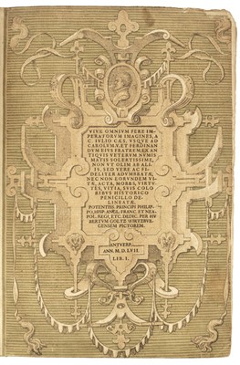 Lot 194 - Goltz (Hubert). Vivae omnium fere Imperatorum imagines, a C. Iulio Caes. Antwerp, 1557