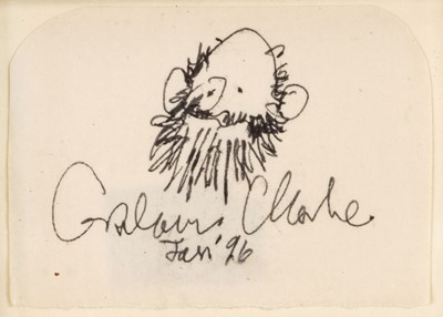 Lot 565 - Clarke (Graham, 1941-). Two self portraits of the artist