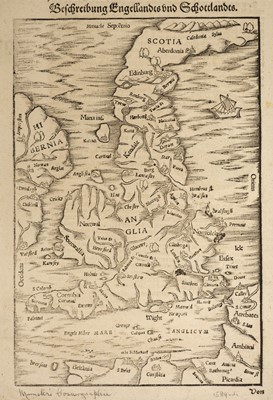 Lot 128 - British Isles. Munster (Sebastian), Beschreibung Engellandts und Schottlandts, 1578