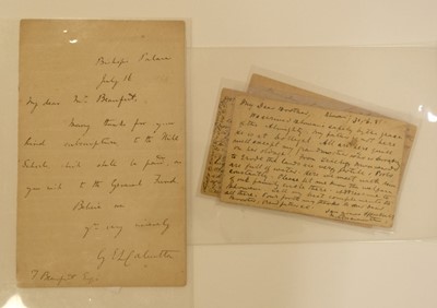 Lot 60 - India. Group of letters and documents, 19th-20th century