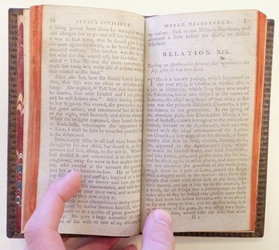 Lot 154 - Sinclair (George). Satan's Invisible World, 1789