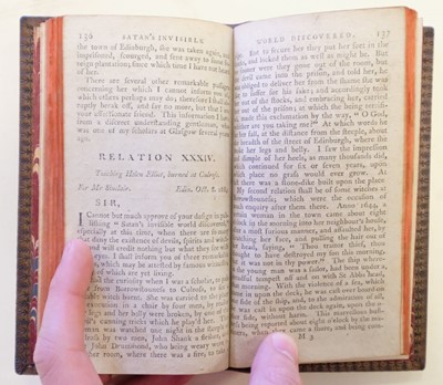 Lot 154 - Sinclair (George). Satan's Invisible World, 1789