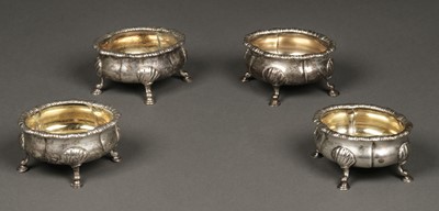 Lot 52 - Table Salts. 18th century silver salts