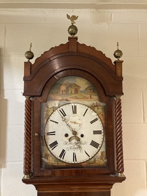 Lot 213 - Clock. Victorian longcase clock - R. Heitzman & Co, Cardiff