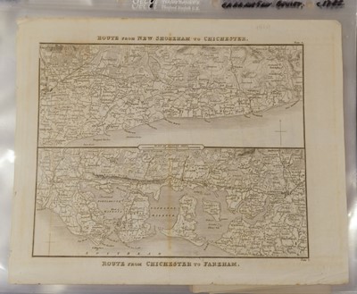 Lot 148 - Hampshire. A collection of approximately 105 maps, 17th - 19th century