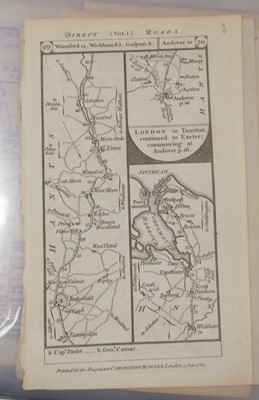 Lot 148 - Hampshire. A collection of approximately 105 maps, 17th - 19th century