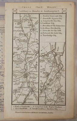 Lot 148 - Hampshire. A collection of approximately 105 maps, 17th - 19th century