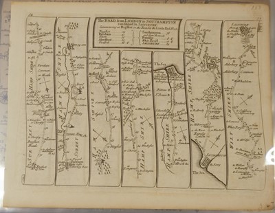 Lot 148 - Hampshire. A collection of approximately 105 maps, 17th - 19th century