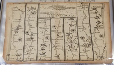 Lot 148 - Hampshire. A collection of approximately 105 maps, 17th - 19th century