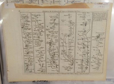 Lot 148 - Hampshire. A collection of approximately 105 maps, 17th - 19th century