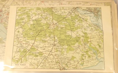 Lot 148 - Hampshire. A collection of approximately 105 maps, 17th - 19th century