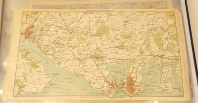 Lot 148 - Hampshire. A collection of approximately 105 maps, 17th - 19th century