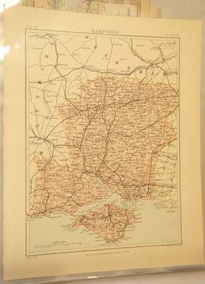 Lot 148 - Hampshire. A collection of approximately 105 maps, 17th - 19th century