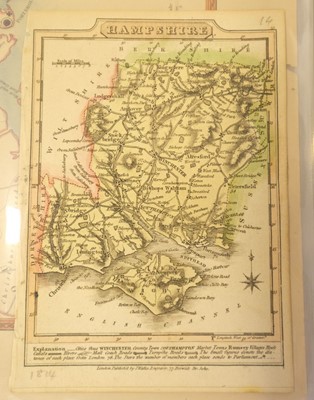 Lot 148 - Hampshire. A collection of approximately 105 maps, 17th - 19th century