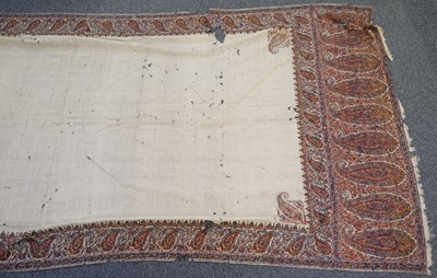 Lot 282 - Shawl. A large Kashmir shawl, circa 1820-1825