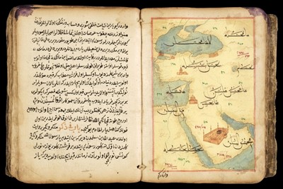 Lot 182 - Ottoman Turkish manuscript. Islamic primer, 18th century, with 10 maps
