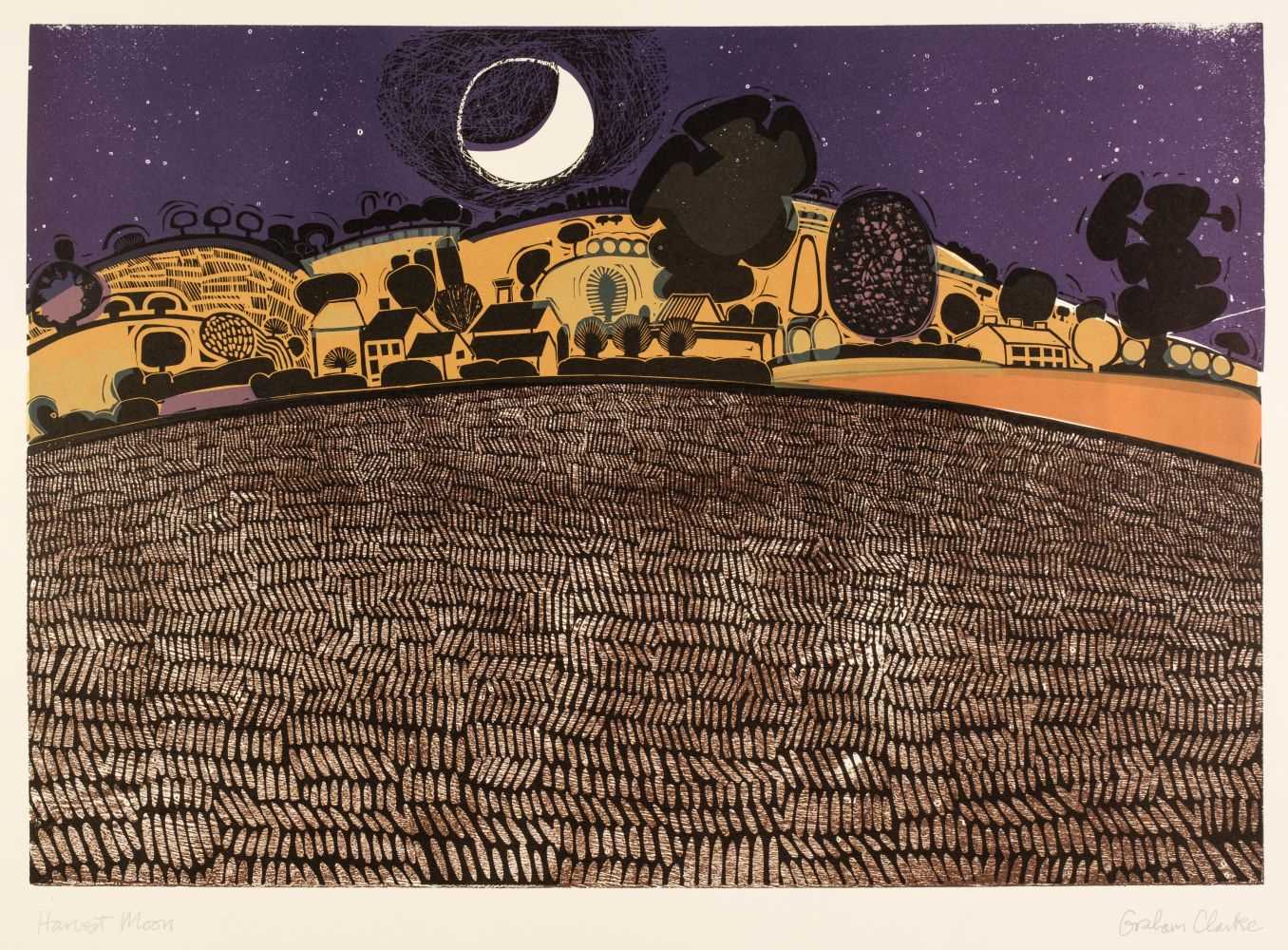 Lot 605 - Clarke (Graham, 1941-). Harvest Moon, circa 1966