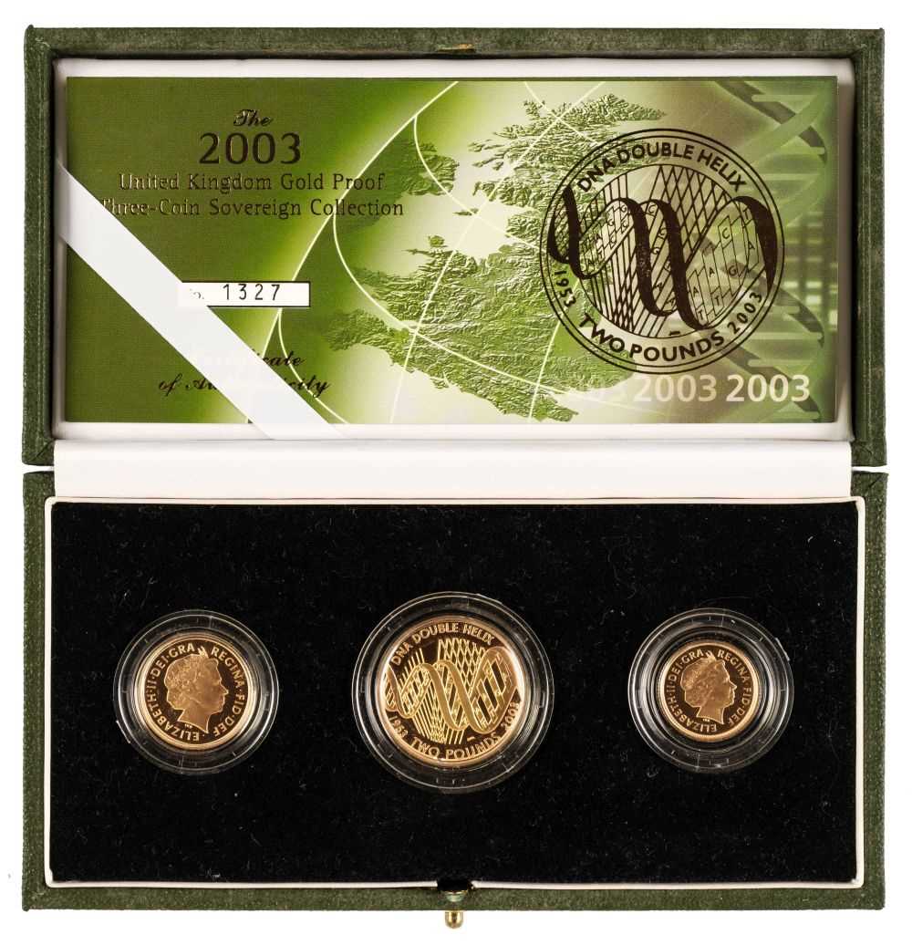 Lot 546 - Coins. Great Britain. Elizabeth II, Gold Proof Set, 2003