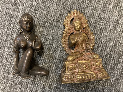Lot 142 - Buddha's. A collection of Indian Buddha's