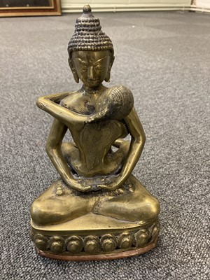 Lot 142 - Buddha's. A collection of Indian Buddha's