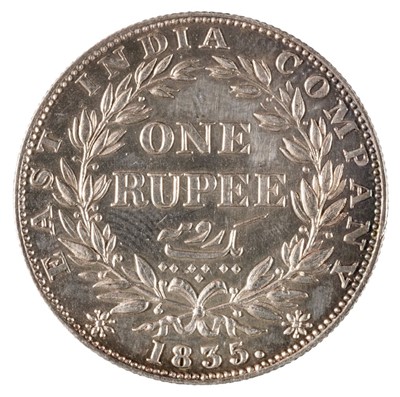 Lot 33 - Coin. East India Company. One Rupee, 1835