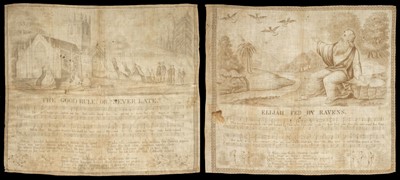 Lot 264 - Handkerchiefs. A pair of printed handkerchiefs, circa 1860s