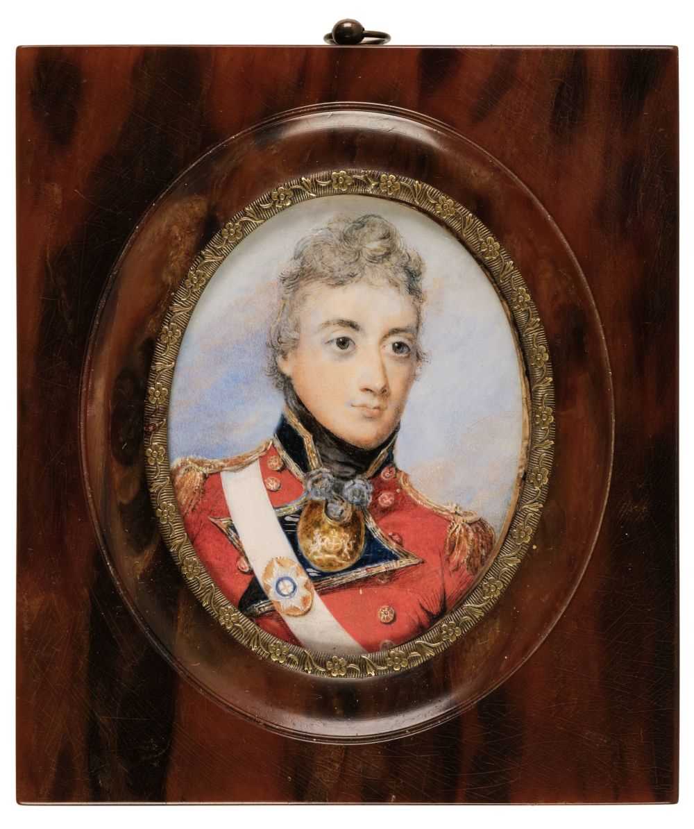 Lot 367 - Engleheart (George, 1753-1829, attributed to). Portrait of an officer