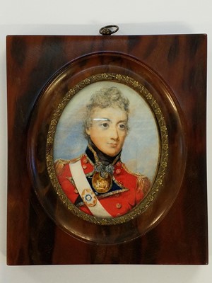 Lot 367 - Engleheart (George, 1753-1829, attributed to). Portrait of an officer