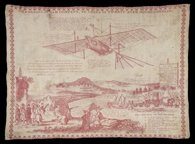Lot 263 - Handkerchief. The Flying Steam Company, circa 1843