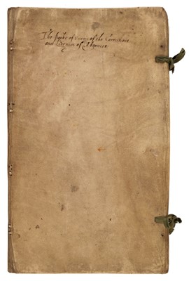 Lot 540 - Paper - Handmade. A folio volume of blank handmade paper, late 17th century