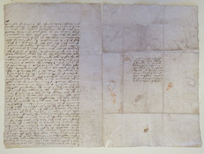 Lot 201 - Dudley (John, 1504-1553). A rare Letter Signed, 'John Lisle', Alnwick Castle, 6 March, c.1542-47