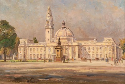 Lot 671 - Floyd (Donald Henry, 1892-1965). Cardiff City Hall, oil on canvas