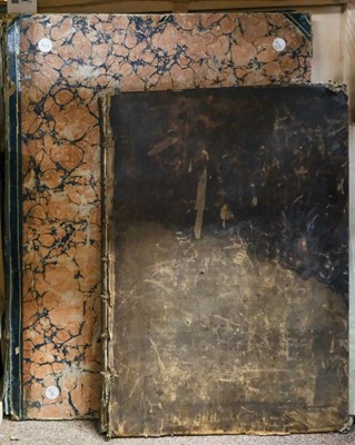 Lot 542 - Paper - Handmade. Two blank volumes, mid 18th & early 19th century