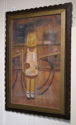 Lot 675 - Harbart (Gertrude Felton, 1908-1999). Girl, oil on board