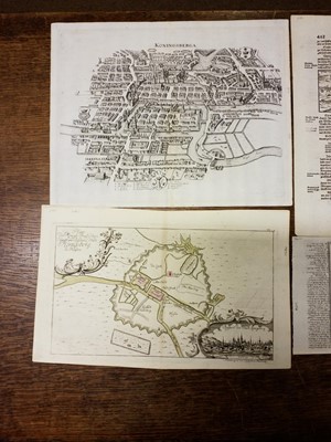 Lot 361 - Konigsberg (Kaliningrad). Ten engraved views, mostly 16th - 18th century