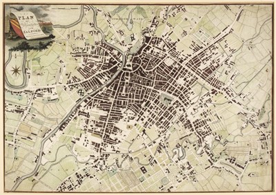 Lot 367 - Manchester. Dean (R. & W. publishers), A Plan of Manchester and Salford, 1809