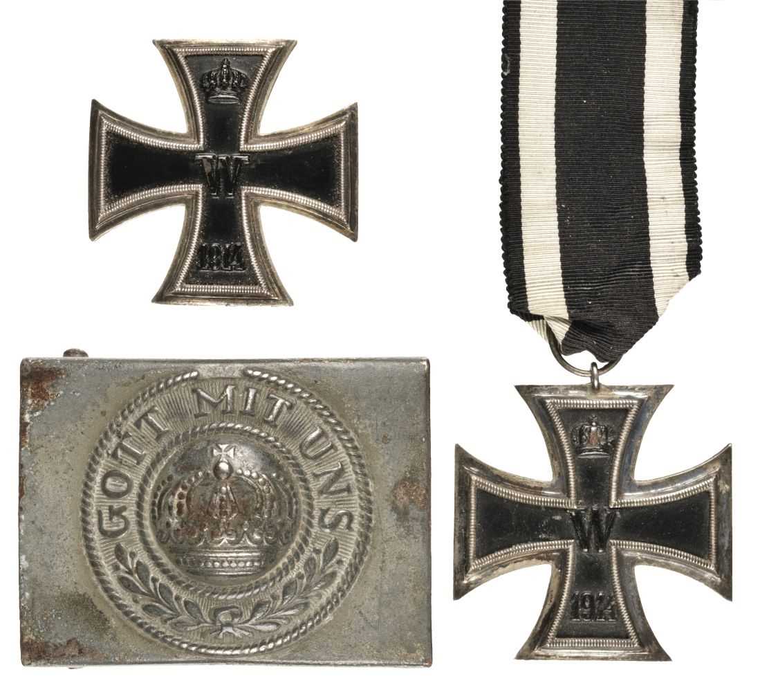 Lot 474 - Prussia, WWI Iron Cross, 1st class and related items