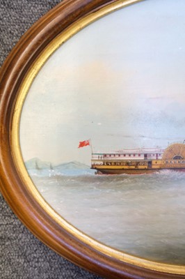 Lot 413 - China Trade School. The Paddle Steamer, circa 1890-1910