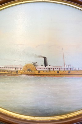 Lot 413 - China Trade School. The Paddle Steamer, circa 1890-1910