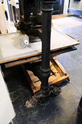 Lot 545 - Printing/blocking press. A Hopkinson Albion Press, 1847