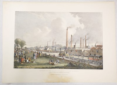 Lot 462 - Glasgow & Garnkirk Railway. Hill (D. O.). The set of four lithographs, 1832