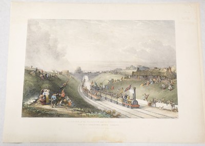 Lot 462 - Glasgow & Garnkirk Railway. Hill (D. O.). The set of four lithographs, 1832