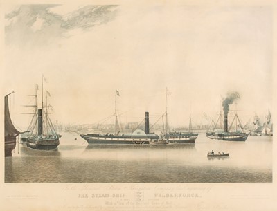 Lot 472 - Reeve (R. G.). The Steam Ship Wilberforce, Sept. 30th 1838