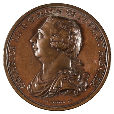 Lot 73 - Medal. George III (1760-1820). Copper Medal, Preserved from Assassination, 1800