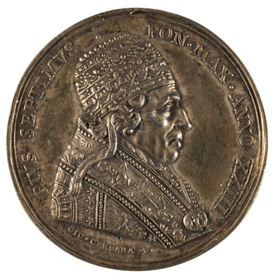 Lot 115 - Medal. Expansion of Vatican Museum, by Cerbara, 1822