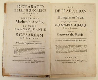 Lot 114 - Transylvania (Principality). The Declaration of the Hungarian War, 1682