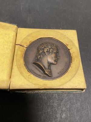 Lot 120 - Italy. AE Medals, by Catenacci and Arnaud, in boxes, circa 1830-50
