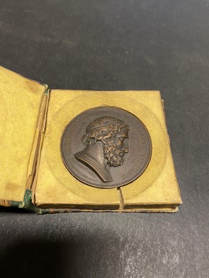 Lot 120 - Italy. AE Medals, by Catenacci and Arnaud, in boxes, circa 1830-50