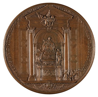 Lot 111 - Papal Medal. Pope Alexander VIII, 1689-91, bronze Medal, c.1700